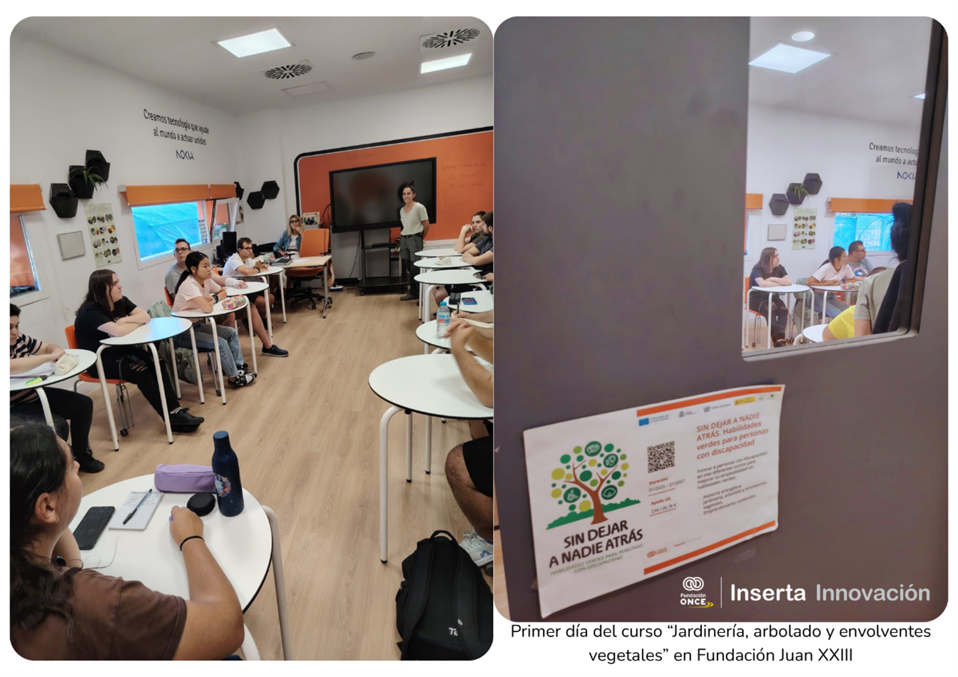 Primer día de curso Jardinería, arbolado y envolventes vegetales