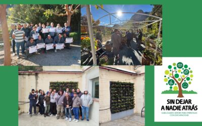 Concluyen los cursos “Jardinería, arbolado y envolventes vegetales” del proyecto Sin dejar a nadie atrás