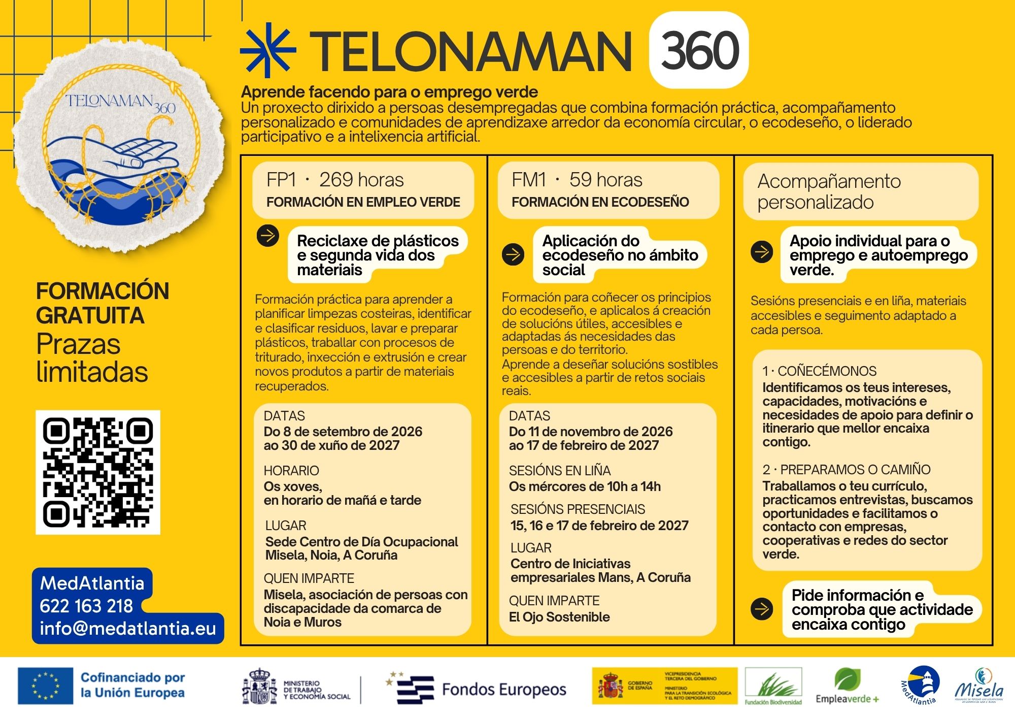 TELONAMAN 360 presenta su programación formativa para avanzar hacia un empleo verde inclusivo